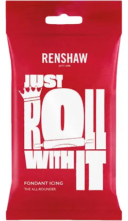 Renshaw Just Roll With It Fondant Icing - pink 250 g (Pack of 1) best before 09/24