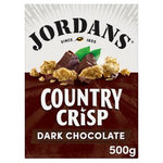 Jordans Country Crisp Dark Chocolate 500g - best before 12/25, Damaged box