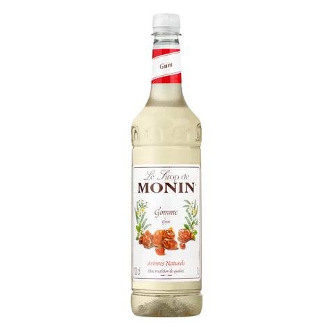 Monin Syrup - Gomme (1 Litre) best before 06/25, slightly dirty bottle/ label