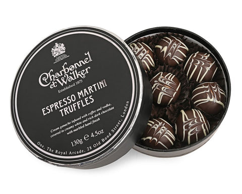 Charbonnel et Walker, Espresso Martini Truffles 130g- best before 08/10/24