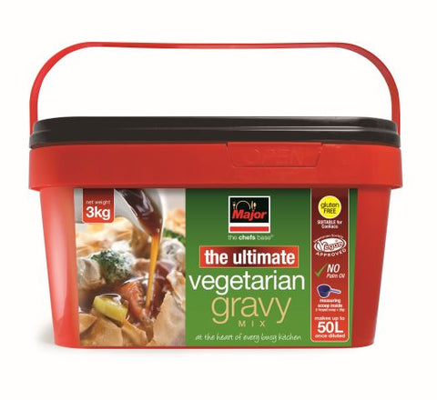 Major The Ultimate Vegetarian Gravy Mix 3kg, best before 26/04/25