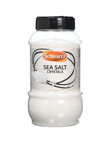chwartz Sea Salt Crystals 820g Best before 08/26 (ref TG7-2)