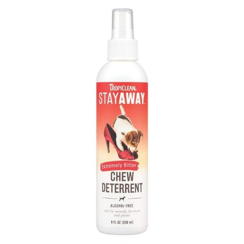 TropiClean Stay Away Chew Determent Spray MISSING CAP - Sealed In Plastic - (REF t11-3)