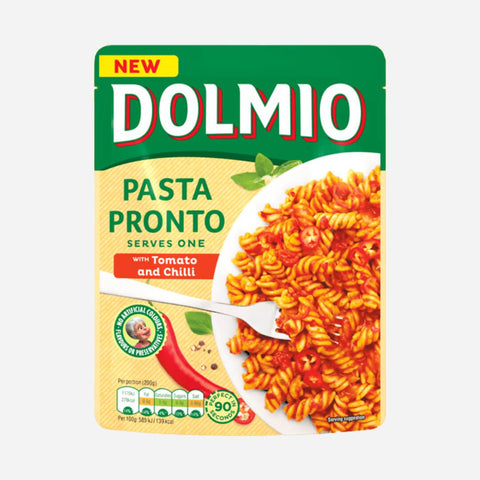 Dolmio Pasta Pronto with Tomato and Chilli 200g, best before 17/08/24 (ref T2-4)