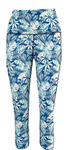 Llama leisure Tropical Breeze + Pockets, capri/ size 6-8- new