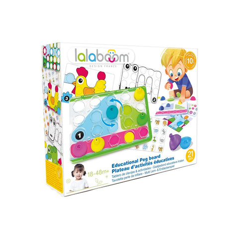 Lalaboom - Preschool Activity Pegboard, 21 pcs, condition new, open box