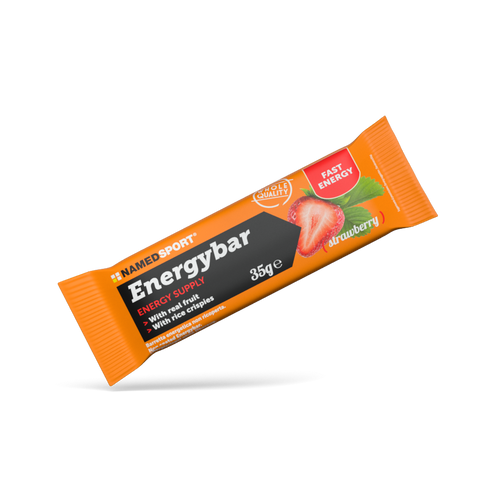 NAMEDSPORT Energy Bar, Strawberry, Box of 12 x 35g Bars, best before 31.03.24 (Ref TO1-2)