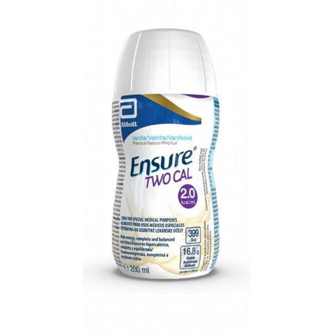 Ensure TwoCal Vanilla Flavour 200ml - Best before 07/24 - dirty / dented bottle