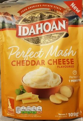 IDAHOAN CHEDDAR CHEESE MASH 109G- best before 19/01/25