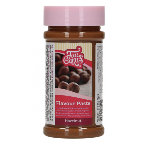 FunCakes Flavour paste hazelnut, 100 g- best before 01/24- (Ref E90)