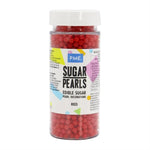 PME Sugar Pearls 100g – Red, best before 25/09/24