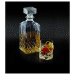 BarCraft Whisky Decanter and Glass Gift Set, Kristall, condition new but only 1 glass & the decanter, open box