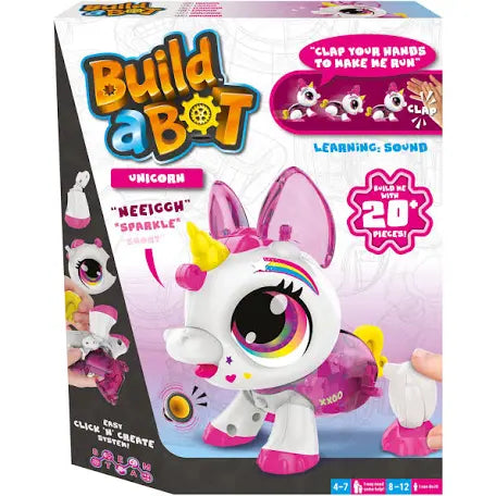 Build-a-Bot: Unicorn . Condition : used- open box , scruffy box ( ref TT87)