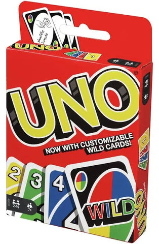 Mattel Games UNO, Classic game , used like new, damaged box