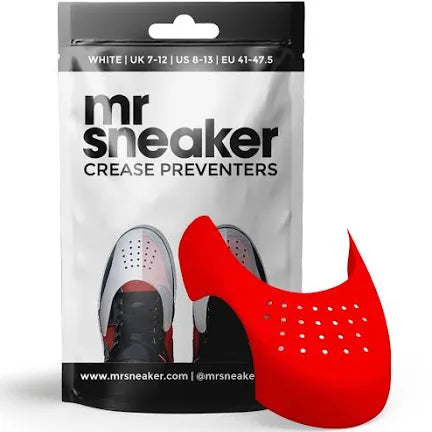 MrSneaker 2 Pairs Shoe Crease Protectors, air Jordan ,3-6.5 , open packaging , red