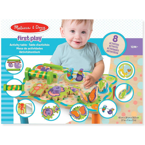 Melissa & Doug First Play Activity Table Baby Play, new condition, open box (Ref TT52)