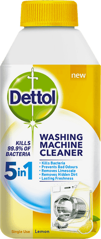 DETTOL WASHING MACHINE CLEANER LEMON 5 in 1 Protection 250ml