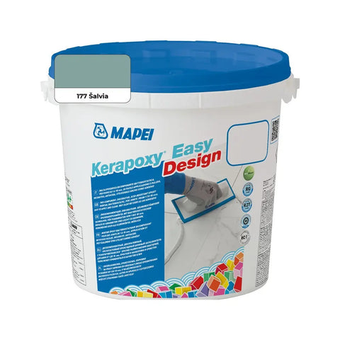 MAPEI KERAPOXY EASY DESIGN - SAGE 3KG- scruffy tube