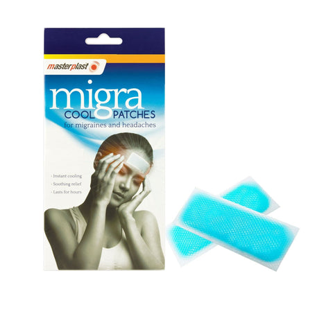 Masterplast Migra Cool Patches 5cm X 12cm 2 Patches, expiry date 10/27