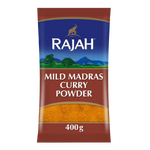Rajah Mild Madras Curry Powder 400g, best before 28/07/25 (Ref T9-3)