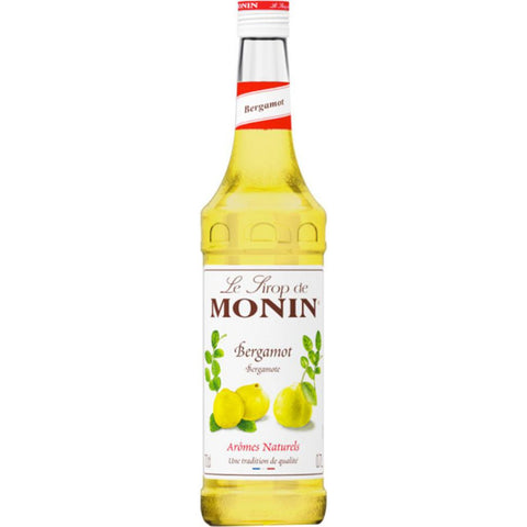 Monin Bergamot syrup 0.7L-Glass Bottle- best before 08/25