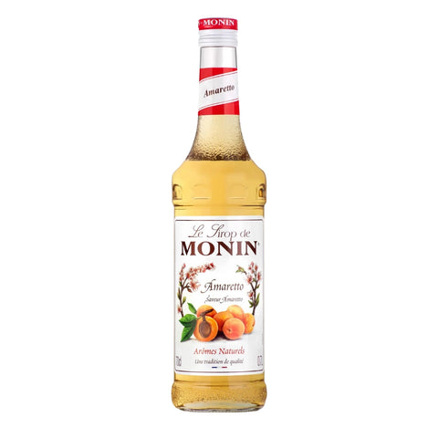 Monin Amaretto Syrup (700ml)- Glass Bottle- best before 08/25