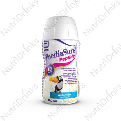 Abbott Pediasure Peptide 1.0 vanilla 200ml - best before 03/24 - (REF T10-2) - dirty and dented bottle