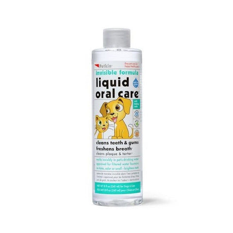 Petkin Liquid Oral Care for Pets - 8 oz- (Ref E154)