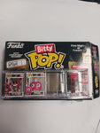 funko bitty pop! foxy the pirate, cupcake and display shelf (open box)