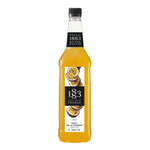 1883 Passion Fruit Syrup Plastic Bottle 1 Liter- best before 10/26- dented bottle-(ref E160)