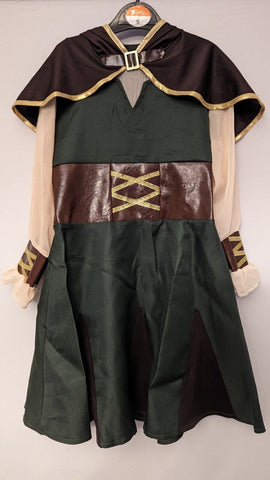 Robin Hood costume kids Girls Costume 4-6 Years size S, new but opened packaging