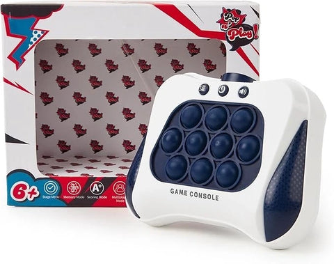 Electronic Pop n Play  Handheld Game Console, New but open, scruffy box, needs batteries