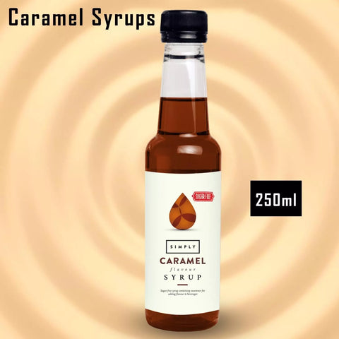 Simply Sugar Free Caramel Syrup 250ml- best before 04/24- (ref E175)