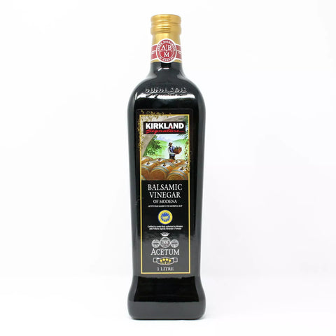 Kirkland Signature Balsamic Vinegar of Modena 1 litre- best before 15/05/27-(ref T11-3)