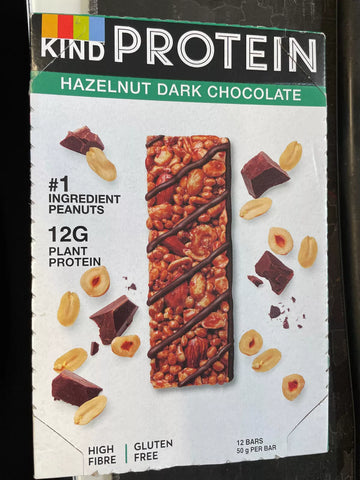 KIND Protein Hazlenut & Dark Chocolate Snack Bar 12x50g- best before 02/07/24