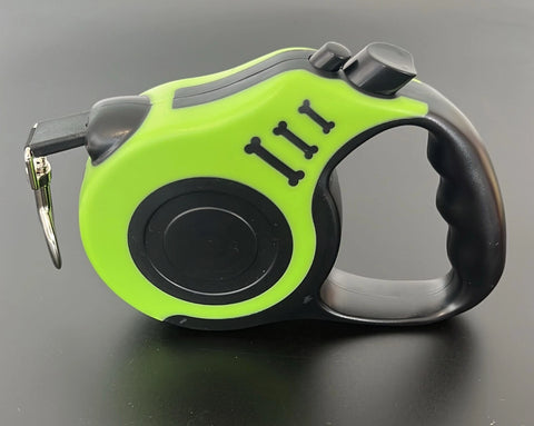 Abe pet Professional Supplies Pet Retractable Leash Yellow 5m XS, scruffy packaging