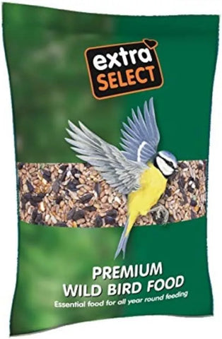 Extra Select Premium Wild Bird Food, 3 kg- best before 15/03/25-damaged pack - sealed
