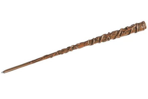 Official Wizarding World, Authentic 12-Inch Spellbinding Hermione Granger Wand, used-acceptable, missing spellbook and instructions, scruffy open box