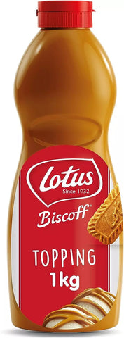 Lotus Biscoff Topping Sauce (1kg)- best before 19/02/2026