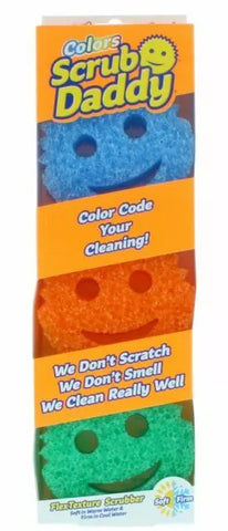 Scrub Daddy Color Sponge (3 Pack) - damaged pack