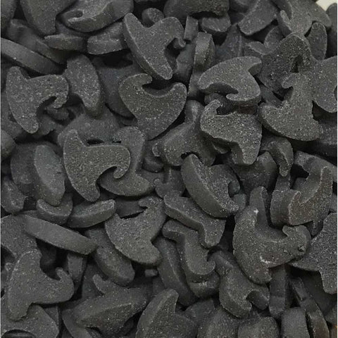 decorate by Truly Shapes, Matt, Witches Hats, Black 400g, best before 28/07/25