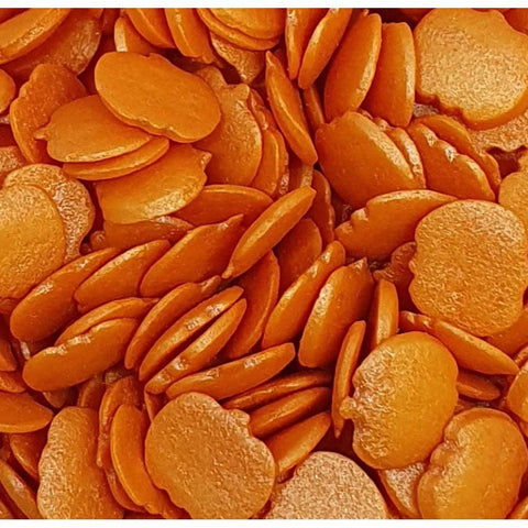 decorate by Truly Glimmer Shapes, Orange Pumpkins 400g, best before 28/07/25