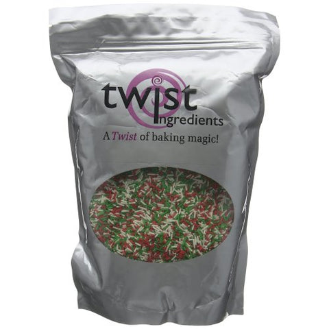 Twist Ingredients Christmas Sugar Strands 1 kg best before 07/12/24