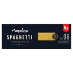 Napolina Spaghetti | No. 06 | 1kg - best before 04/24 - damaged  box / placed in a transparent sealed bag