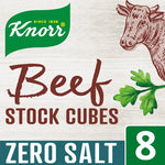 Knorr Beef Stock Cubes Zero Salt 8 cubes, 72g Best Before 5/24 ADD 1 FOR FREE PER ORDER!